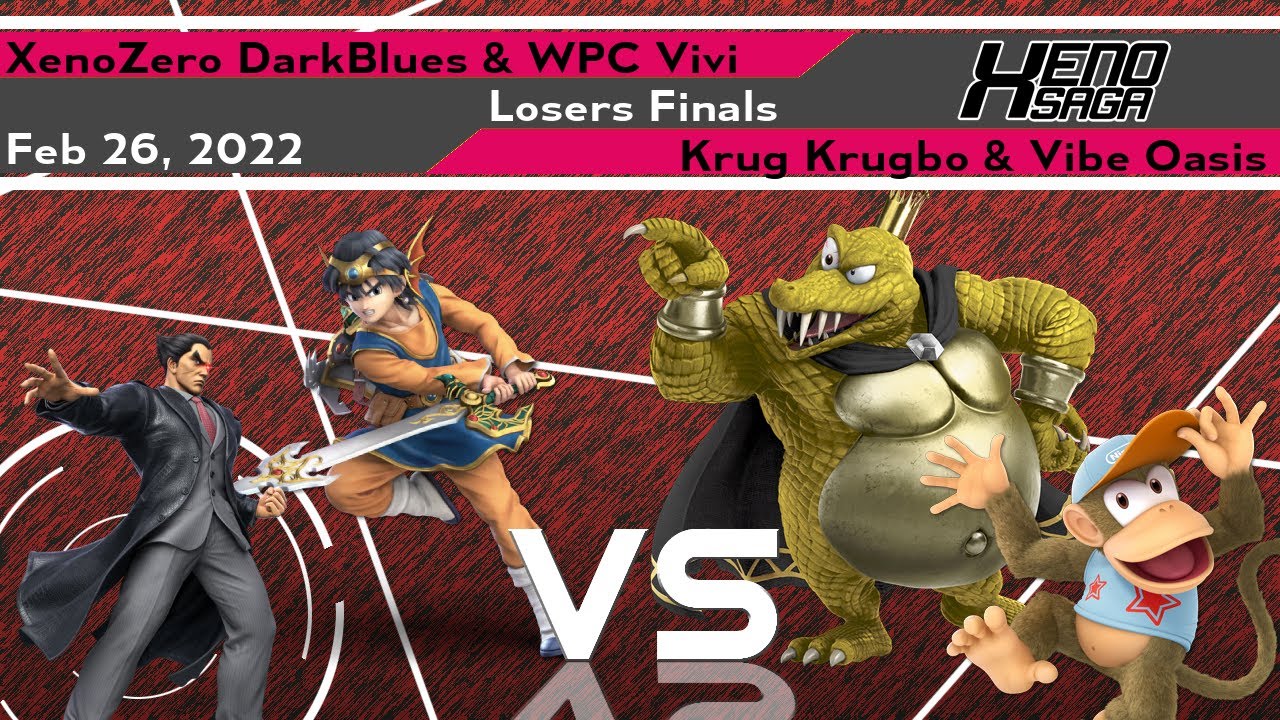 [Smash Ultimate] XZ | DarkBlues & WPC | Vivi vs Krug | Krugbo & Vibe | Oasis - Xenosaga39 (L.Finals)
