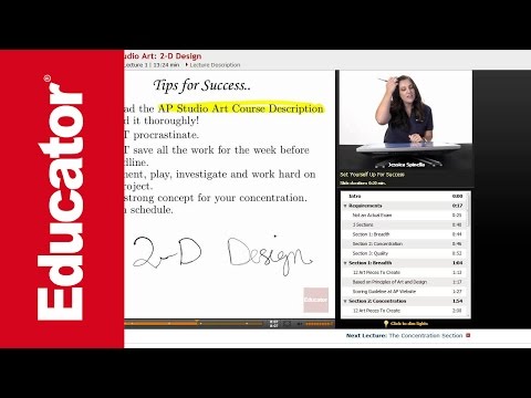 "Intro to AP Studio Art: 2-D Design" | AP Studio Art 2D with Educator.com