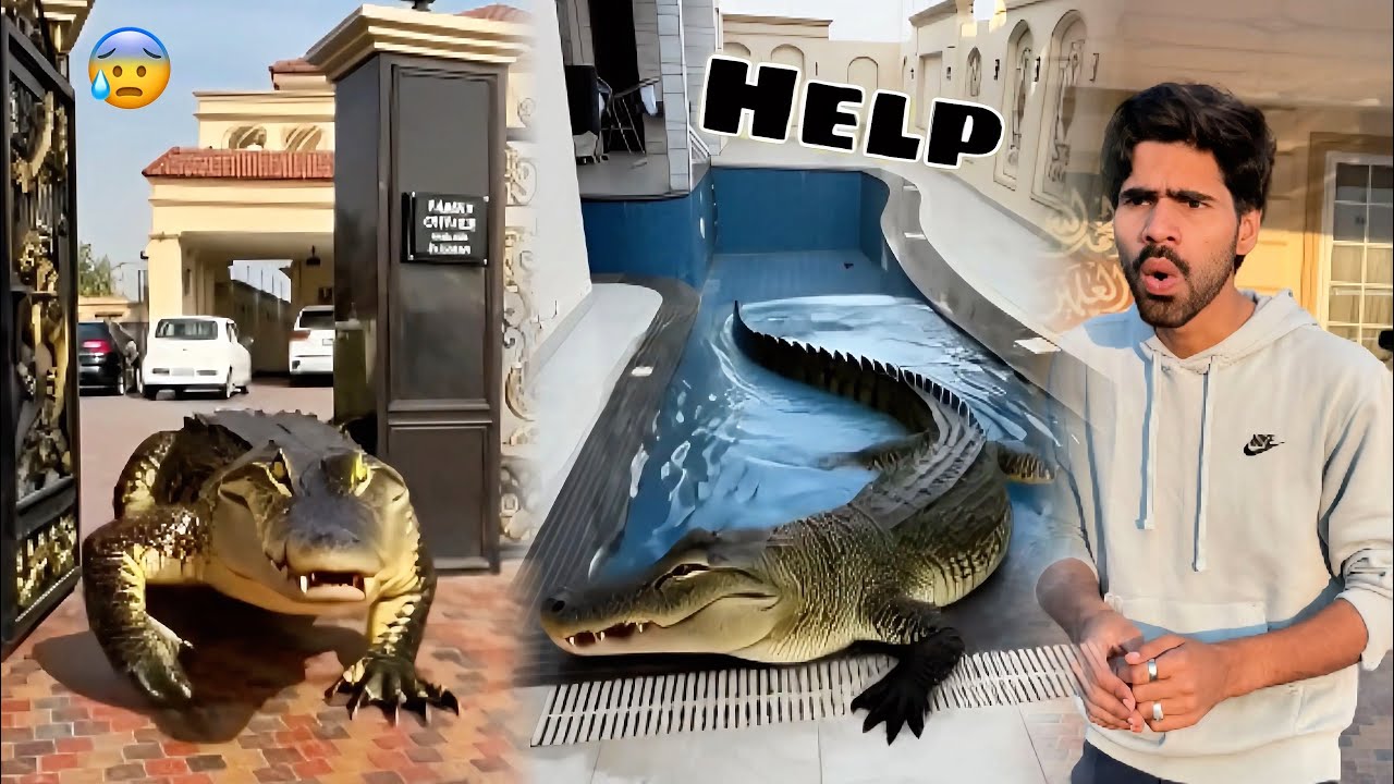 Hmara Farm House Pr Crocodile Agea 😰 Sk Pr Attack 😨