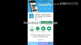 How to use QuickPic App for Demo content in Home Screen. screenshot 1