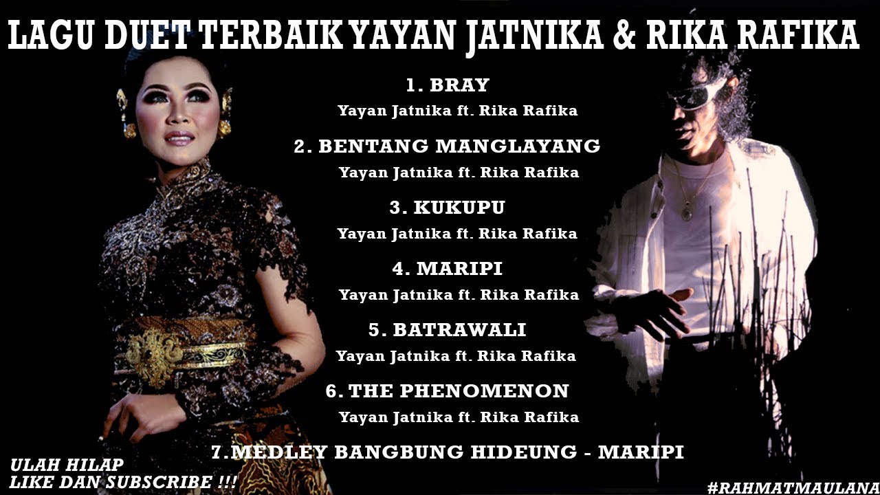 Lagu Sunda Duet TERBAIK Yayan Jatnika ft. Rika Rafika YouTube