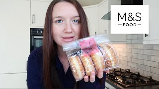 EATING 'NEW IN' FOOD FROM M&S FOR THE DAY