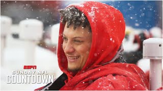 Patrick Mahomes shares his first snow game experience | Sunday NFL Countdown