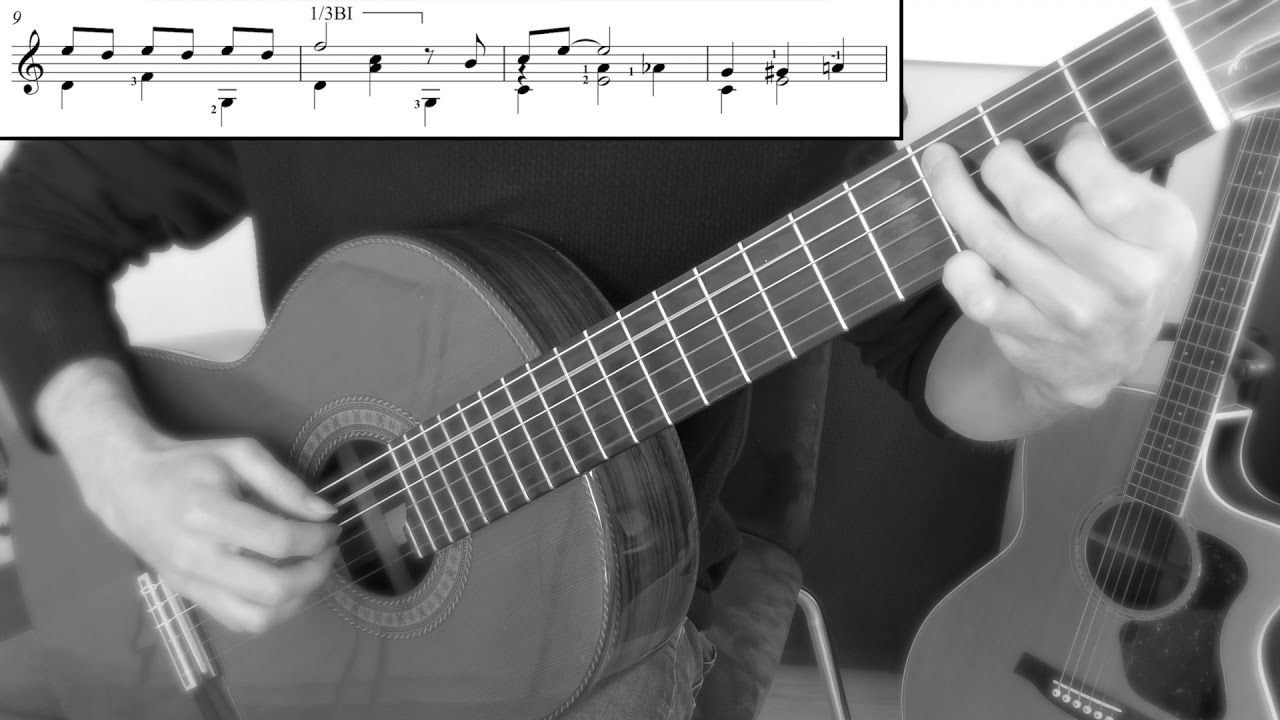 Serge Gainsbourg La Javanaise (Guitare classique) YouTube