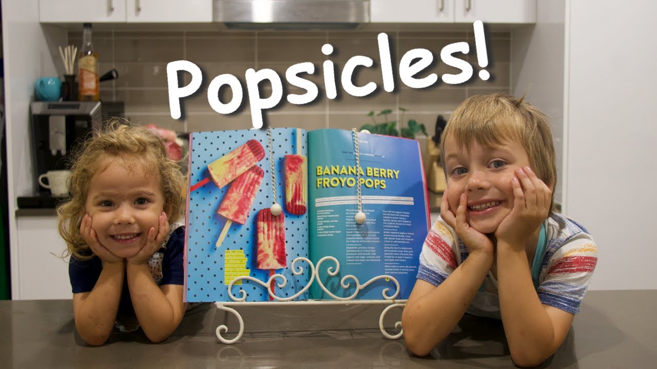 Kids try Fruit Popsicles - Easy Recipe
