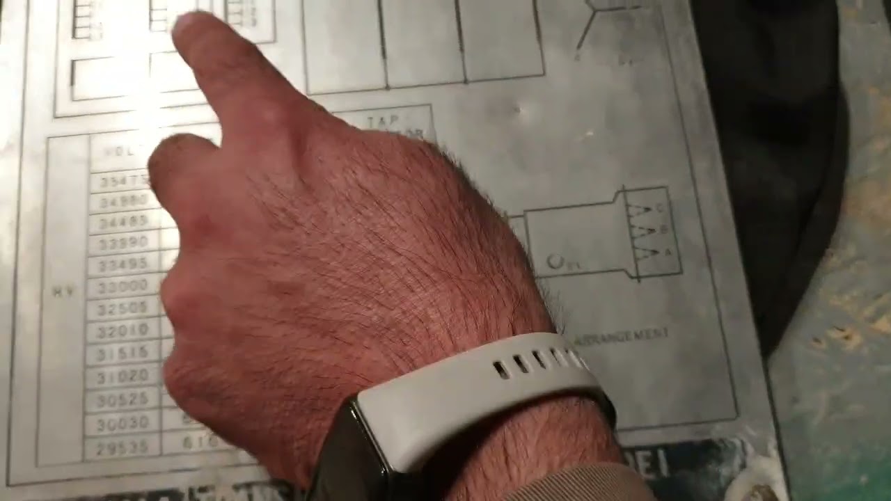 TTR Testing using Megger winding analyser طريقة فحص نسبة التحويل للمحولات