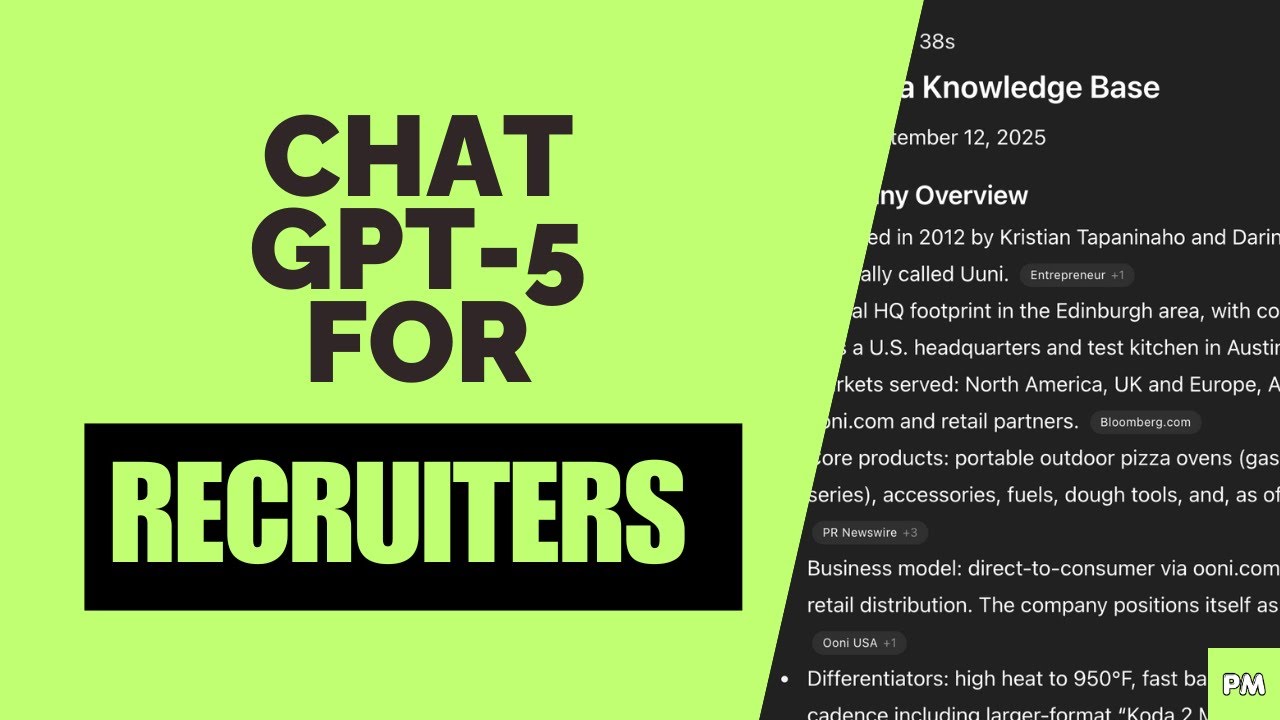 GPT-5 for Recruiters - Hosted by The Talent Community