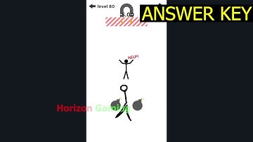 Save the Stickman - Pull Him Out Game LEVEL 80 - Gameplay Walkthrough Android IOS