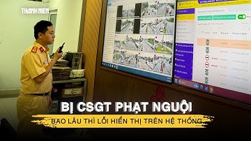 Bị CSGT phạt nguội bao lâu thì lỗi hiển thị trên hệ thống tra cứu?