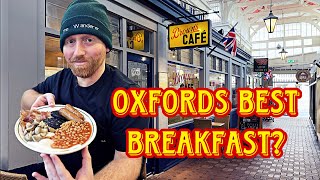 Is this English Breakfast in Covered Market the BEST in Oxford? Browns Cafe, Oxford
