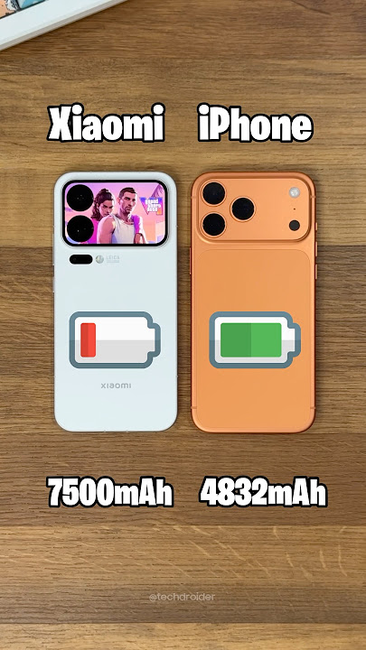 Xiaomi 17 Pro Max vs iPhone 17 Pro Max - BATTERY TEST 🤯