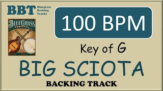 Big Sciota - 100 BPM bluegrass backing track chords