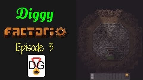 Factorio: Diggy - Ep 3 - Digging Out