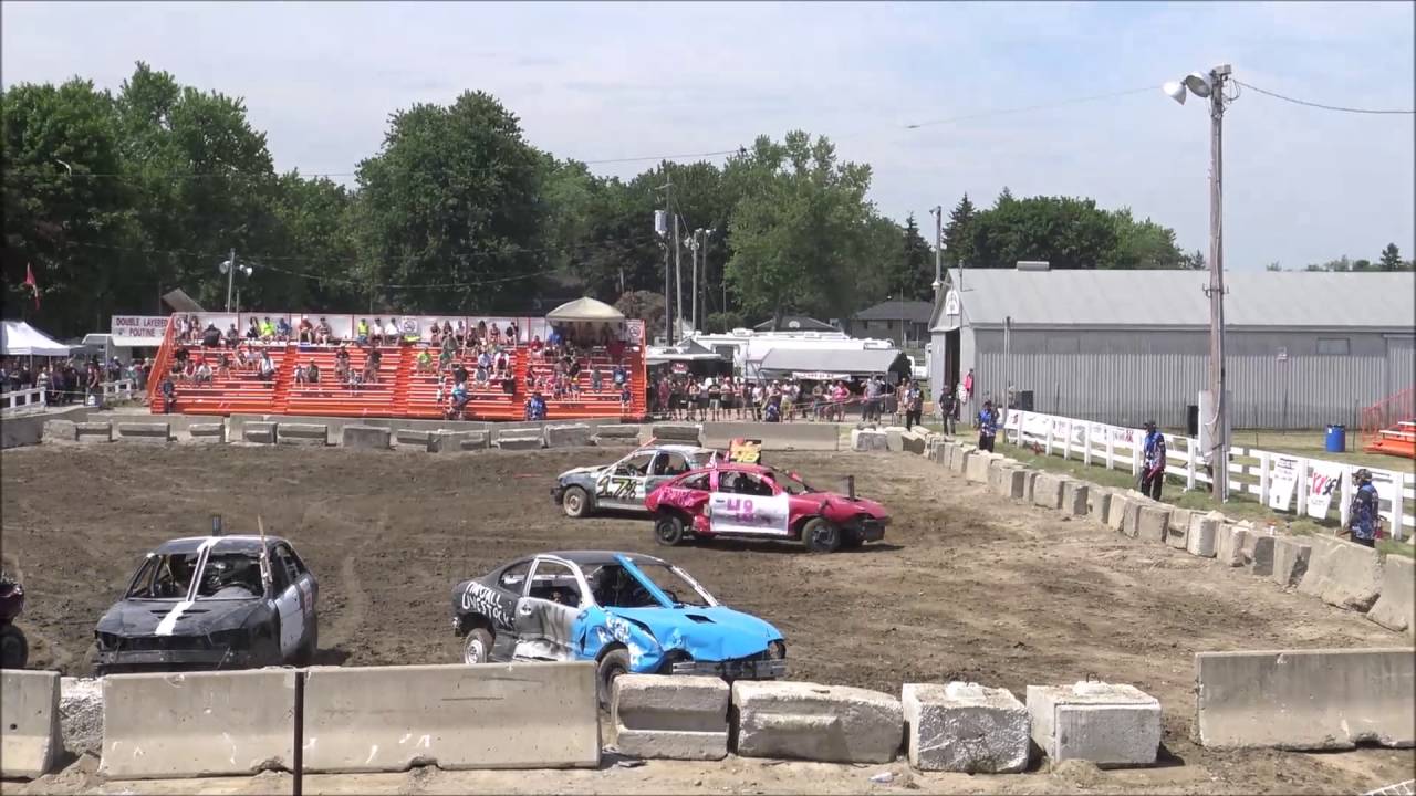 demolition derby 2016 WEEKEND OF WRECKAGE STOCK MINI