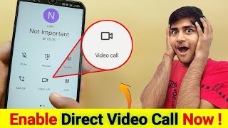 How To  Enable Direct Video Call Option in Realme, Redmi, Poco | Enable Direct Video Call Setting