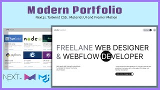 Build a Portfolio with Nextjs 13 - Amazing Design and More