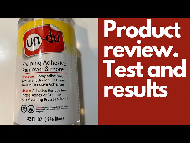 Product Review - Undo Adhesive Remover - Tape on books 