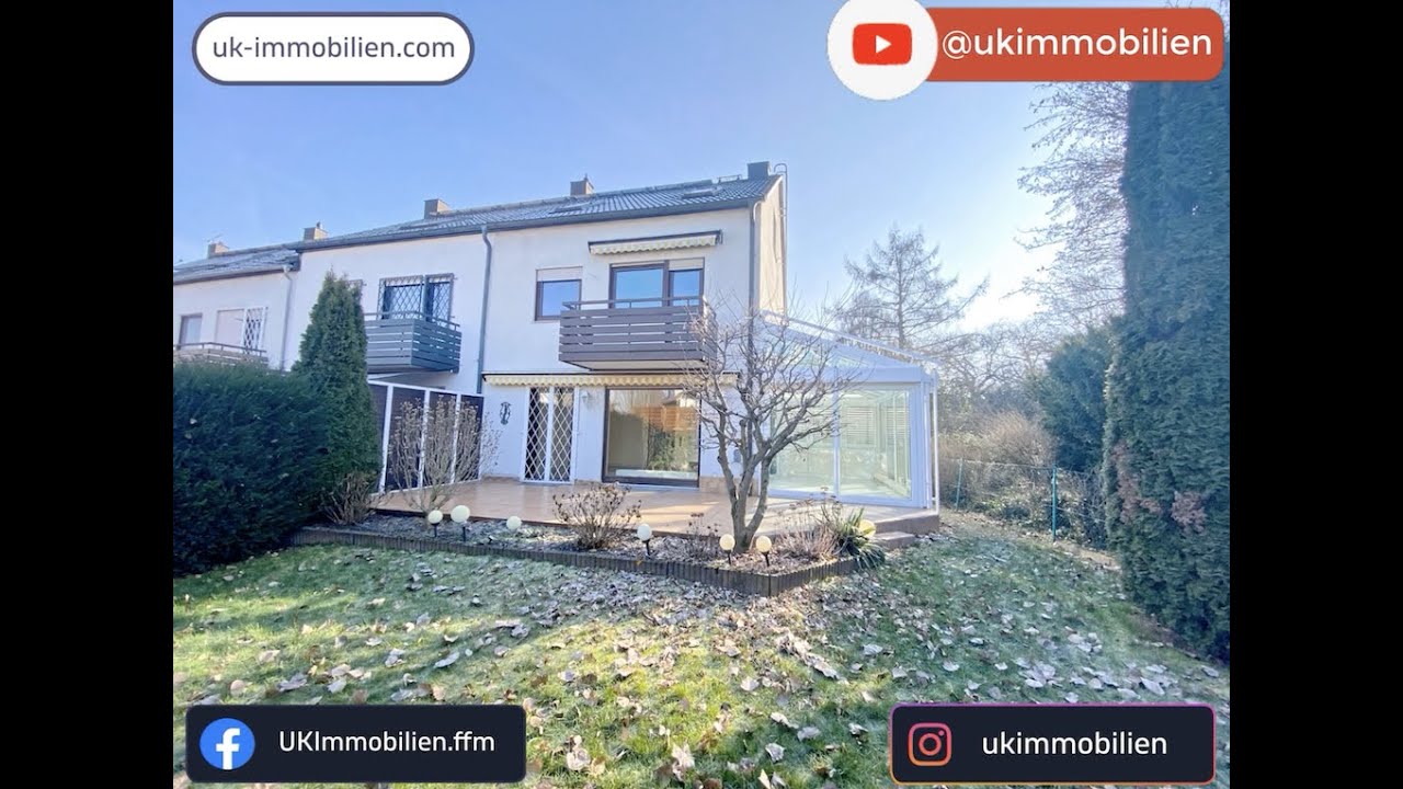 BadVilbel Heilsberg + ReihenEndhaus mit Garten zum kaufen + UK