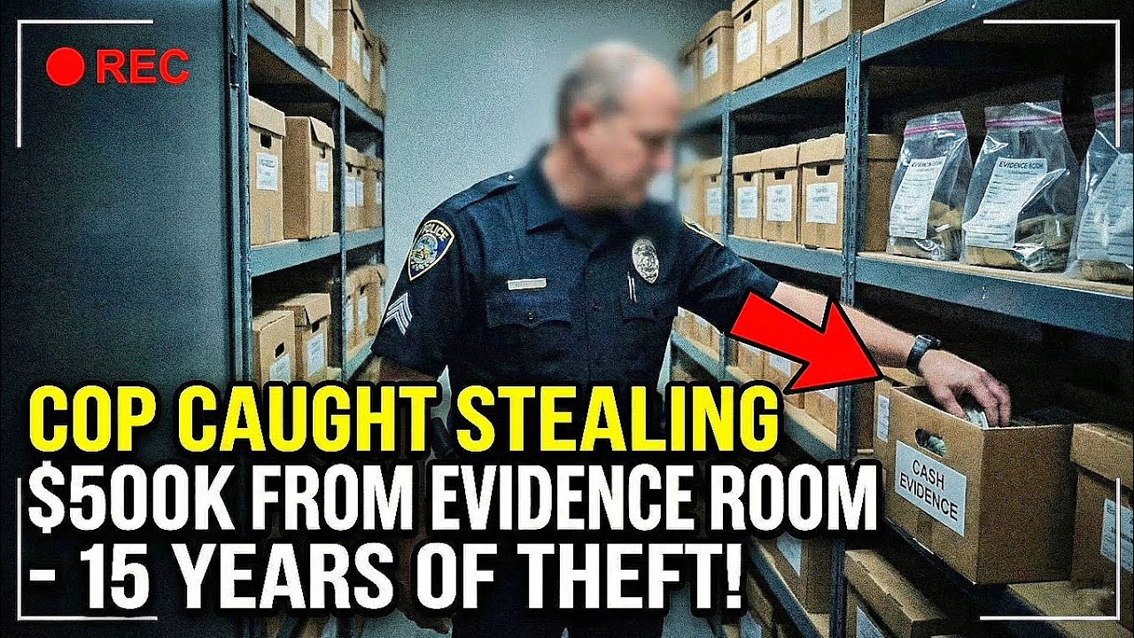 Cop Caught Stealing $500K From Evidence Room - 15 Years Of Theft!