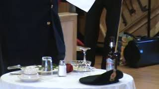 The Empty Table. We Will Remember Them - Table of Honour.