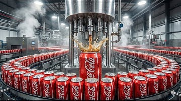 Inside the Coca Cola Mega Factory: How Billions of Cans Are Made