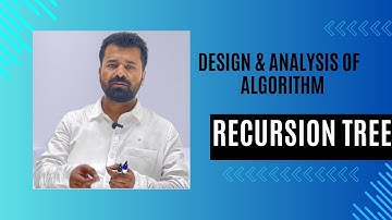 Lec 9 |Recursion Tree Method |Recurrence Relations |Algorithm Analysis |ADA |Algorithm @fistsAcademy