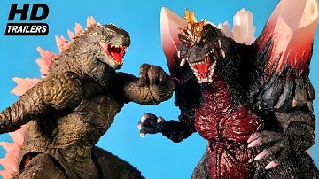 Evolved Godzilla VS Spacegodzilla Stopmotion | Teaser Trailer