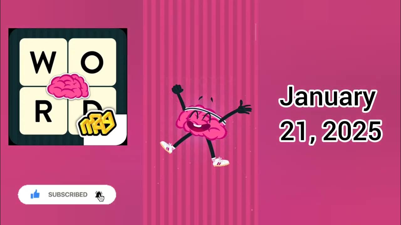WordBrain Valentine’s Day Event January 21, 2025 YouTube