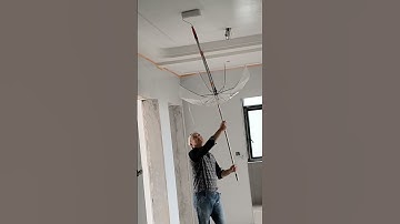 Mẹo sơn trần nhà không lo bị sơn rơi vào đầu