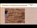 Baksteen   dilateren van baksteenmetselwerk  knb webinar