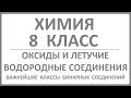 Оксиды и летучие водородные соединения