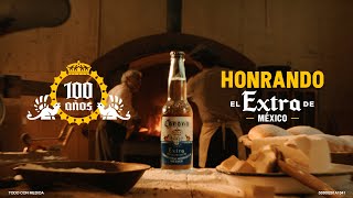 Corona 100 años impulsando el Extra de México