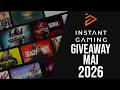 GIVEAWAY INSTANT-GAMING MAI 2026