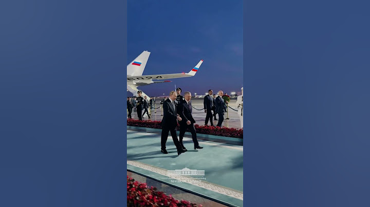 Как встретили Владимира Путина в Ташкенте #путин #vladimirputin #uzbekistan