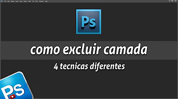 Como tirar o cadeado da camada do Photoshop?