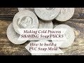 Making Bourbon Street SHAVING Soap, how make a PVC pipe Mold & soap dough | Ellen Ruth Soap