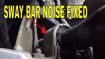 How to fix the sway bar crunch noise on a Volkswagen MK6 GTI