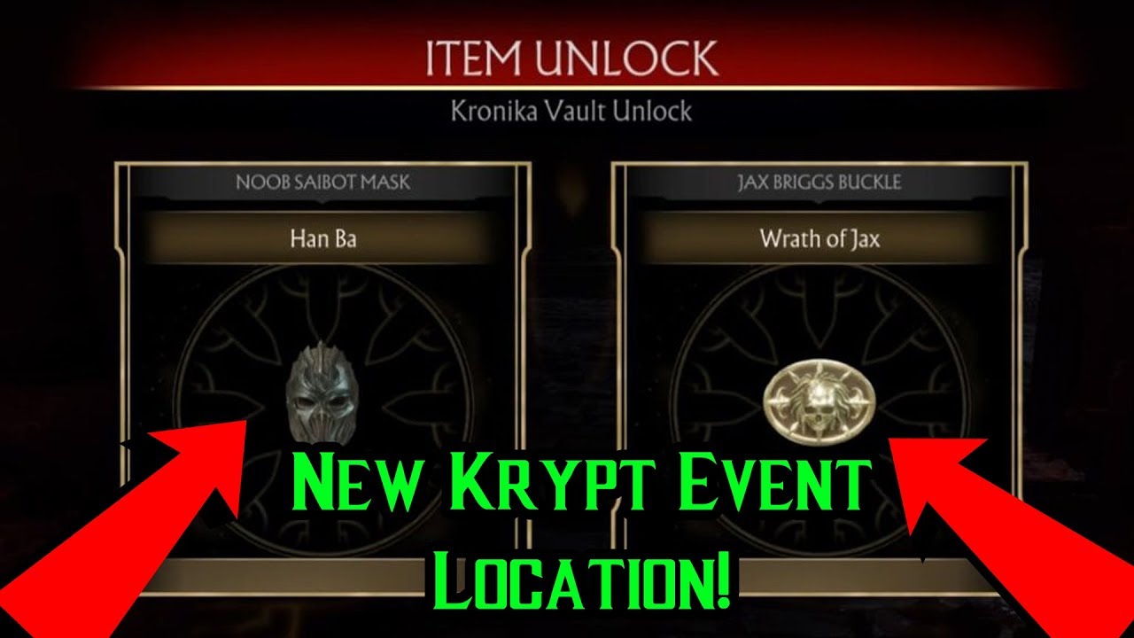 MK11 - New Krypt Event Location! Noob & Jax Kombat League Gear! (24 HOURS ONLY)