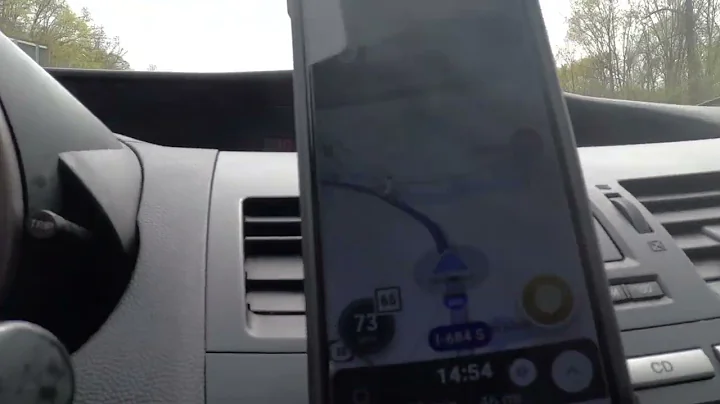 Driving on Interstate I 684 South New York - April 22 2023