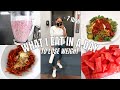 WHAT I EAT IN A DAY TO LOSE WEIGHT l Down 7 lbs l Healthy + realistic!