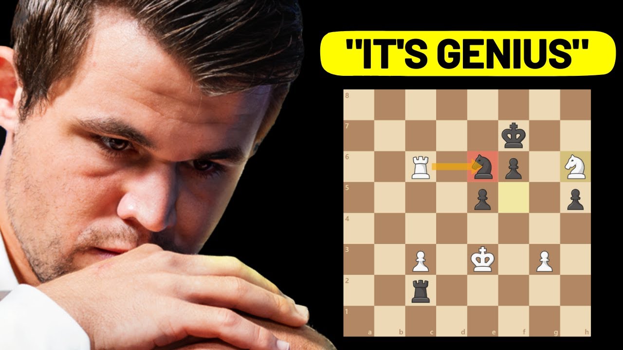 MAGNUS CARLSEN IS AN ENDGAME GENIUS 