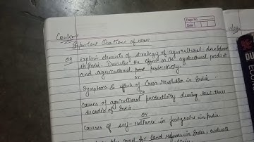 #ECONOMIC Development and Policy in India /Important Questions/2020/BA, B. COM/DU- NCWEB, SOL