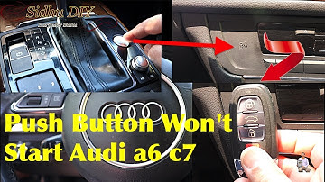 Audi Key Fob Malfunction | Push Button won