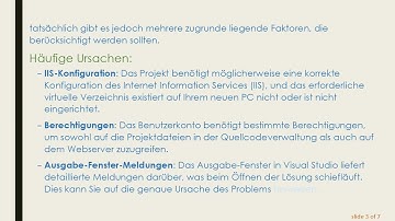 Fehlerbehebung beim Fehler „Unable to Get the Project File from the Web Server“ in VS 2003