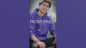 JJ FROST DIAMOND | FROST PRILLY #capcut #short  #subscribers @AlHAFIZXML