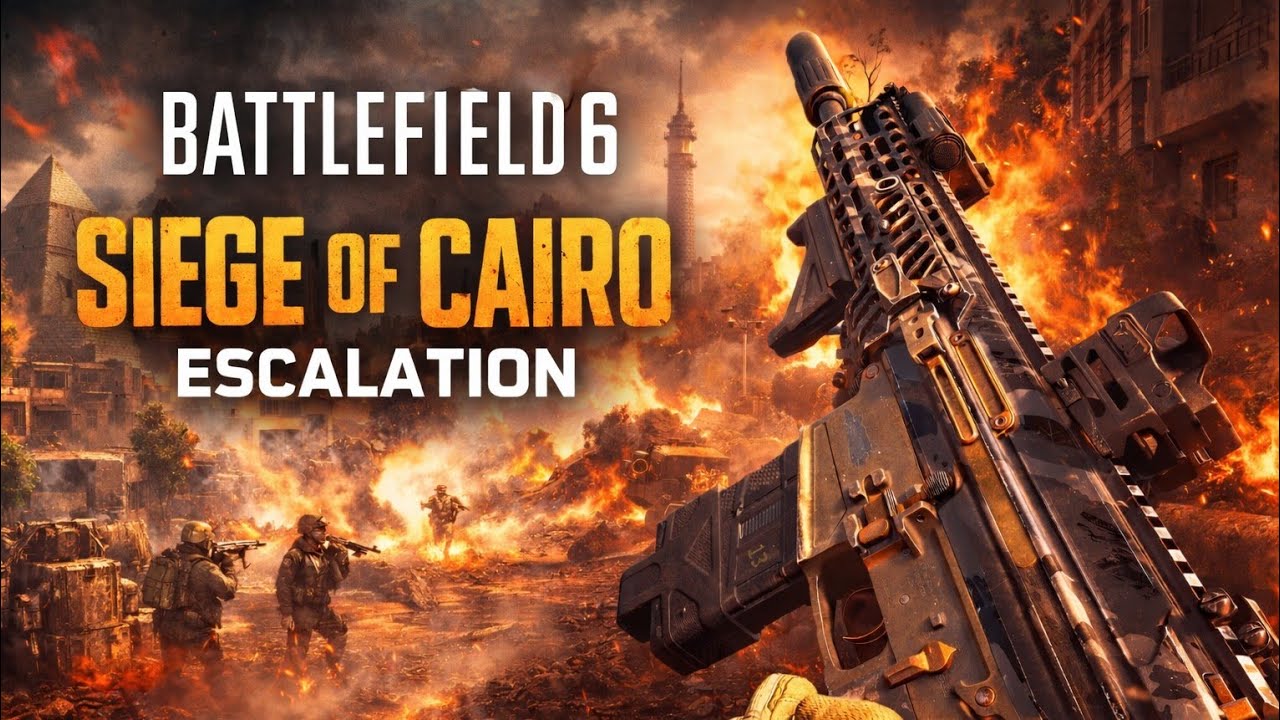 Siege of Cairo | Battlefield 6 | Escalation | No commentary