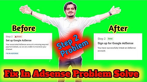 Fix In Adsense Problem Solve @TalhaNk2 Step 2 Error 😃