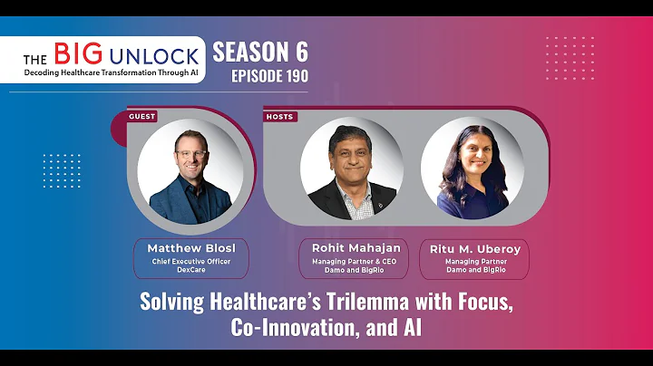 Podcast | Matt Blosl, CEO, DexCare| Solving Healthcare’s Trilemma with Focus, Co-Innovation, & AI