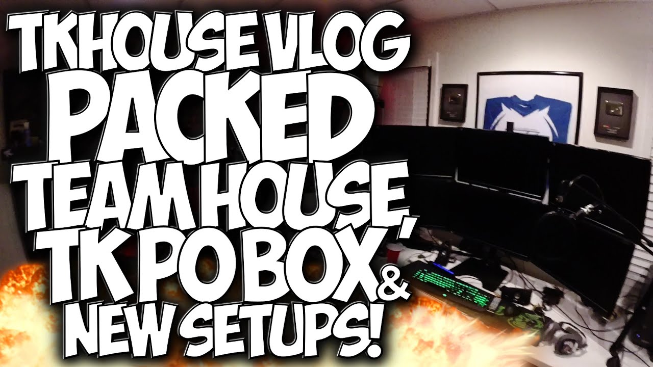 TKHOUSE VLOG: PACKED TEAM HOUSE,  TK PO BOX & NEW SETUPS!!