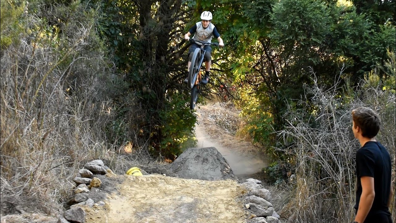 Building and Testing a Mountain Bike Gap Jump YouTube